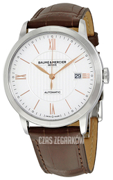 Baume & Mercier Classima Srebrny/Skóra Ø40 mm MOA10263