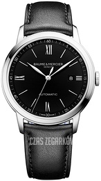 Baume & Mercier Classima Czarny/Skóra Ø42 mm M0A10453