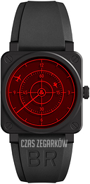 Bell & Ross Br 03-92 Czerwony/Guma BR-03-92-RED-RADAR-CERAMIC