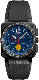 Bell & Ross Br 03-94 Niebieski/Guma BR-03-PATROUILLE-DE-FRANCE-QUART
