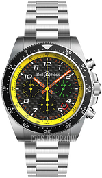 Bell & Ross Vintage Czarny/Stal Ø43 mm BR-V3-94-RS19-STEEL