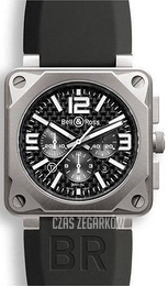 Bell & Ross BR 01-94 Czarny/Guma Ø46 mm BR0194-TI-PRO-FIB