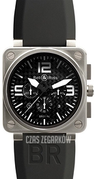 Bell & Ross BR 01-94 Szampański/Guma Ø46 mm BR0194-TITANIUM