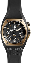 Bell & Ross BR 02-92 Czarny/Guma Ø44 mm BR02-PINKGOLD-CA