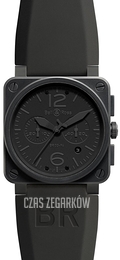Bell & Ross BR 03-94 Czarny/Guma Ø42 mm BR0394-PHANTOM