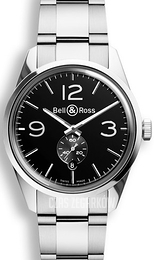 Bell & Ross BR 123 Czarny/Stal Ø41 mm BRG123-BL-ST-SST