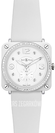 Bell & Ross BR S Quartz Biały/Guma Ø39 mm BRS-WHC-PH-LGD-SRB