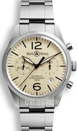 Bell & Ross BR 126 Brązowy/Stal Ø41 mm BRV126-BEI-ST-SST