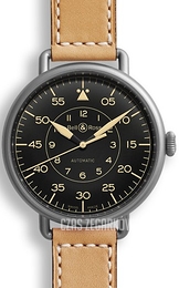 Bell & Ross WW1 Czarny/Skóra Ø45 mm BRWW192-HER