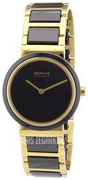 Bering Ceramic Czarny/Stal w odcieniu złota Ø29 mm 10729-741
