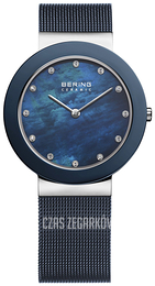 Bering Ceramic Niebieski/Stal Ø35 mm 11435-387