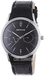 Bering Classic Czarny/Skóra Ø39 mm 11839-402