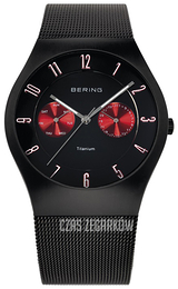 Bering Titanium Czarny/Tytan Ø39 mm 11939-229