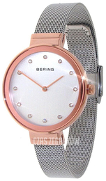 Bering Classic Biały/Stal Ø34 mm 12034-064