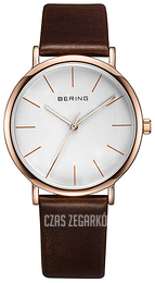 Bering Classic Biały/Skóra Ø36 mm 13436-564