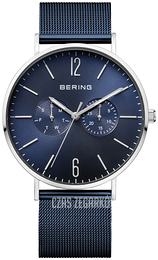 Bering Classic Niebieski/Stal Ø40 mm 14240-303