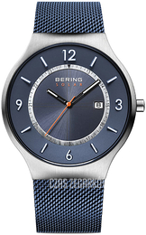 Bering Solar Niebieski/Stal Ø41 mm 14441-307