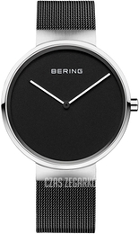 Bering Classic Czarny/Stal Ø39 mm 14539-102