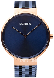 Bering Classic Niebieski/Stal Ø39 mm 14539-367