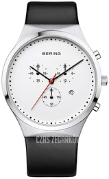 Bering Classic Biały/Skóra Ø40 mm 14740-404