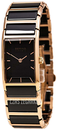 Bering Ceramic Czarny/Stal w kolorze różowego złota 30121-746