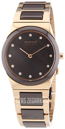 Bering Ceramic Brązowy/Stal w kolorze różowego złota Ø30 mm 32230-765