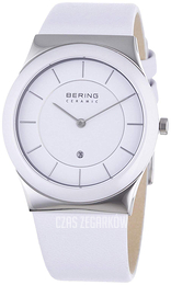 Bering Ceramic Biały/Skóra Ø35 mm 32235-854