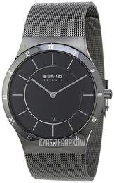 Bering Ceramic Czarny/Stal Ø39 mm 32239-448