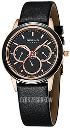 Bering Ceramic Czarny/Skóra Ø40 mm 33840-446