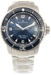 Blancpain Fifty Fathoms Niebieski/Stal Ø45 mm 5015D-1140-71B