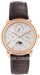 Blancpain Villeret Srebrny/Skóra Ø38 mm 6057-3642-55A