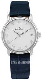 Blancpain Villeret Biały/Skóra Ø33.2 mm 6127-1127-55