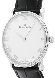 Blancpain Villeret Biały/Skóra Ø40 mm 6605-1127-55