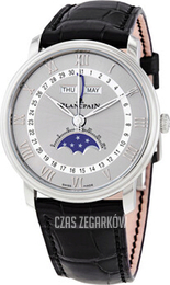 Blancpain Villeret Szary/Skóra Ø40 mm 6654-1113-55B