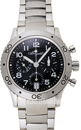 Breguet Type XX Czarny/Stal Ø39 mm 3820ST-H2-SW9