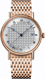 Breguet Classique Srebrny/18 karatowe różowe złoto Ø38 mm 5177BR-12-RV0