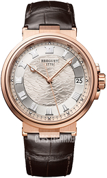 Breguet Marine Srebrny/Skóra Ø40 mm 5517BR-12-9ZU