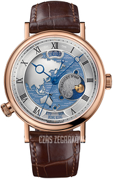 Breguet Classique Srebrny/Skóra Ø44 mm 5717BR-AS-9ZU