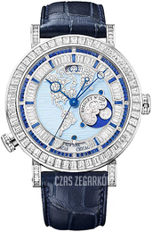 Breguet Classique Srebrny/Skóra Ø43 mm 5719PT-AS-9ZV-DD0D