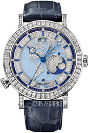 Breguet Classique Srebrny/Skóra Ø43 mm 5719PT-US-9ZV-DD0D