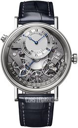 Breguet Tradition Srebrny/Skóra Ø40 mm 7597BB-G1-9WU