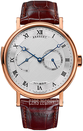 Breguet Classique Srebrny/Skóra Ø42 mm 7637BR-12-9ZU