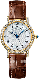 Breguet Classique Biały/Skóra Ø30 mm 8068BA-52-964-DD00