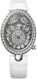 Breguet Reine De Naples Srebrny/Skóra Ø31.95 mm 8958BB-65-974-D00D