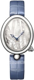 Breguet Reine De Naples Biały/Skóra Ø27.3 mm 9807ST-5W-922