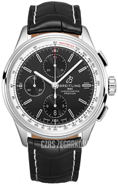 Breitling Premier Chronograph 42 Czarny/Skóra Ø42 mm A13315351B1P1