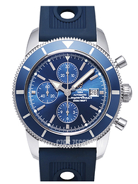 Breitling Superocean Heritage Chronograph Niebieski/Guma Ø46 mm A1332016-C758-205S-A20D.2