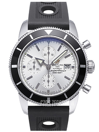 Breitling Superocean Heritage Chronograph Srebrny/Guma Ø46 mm A1332024-G698-201S-A20D.2