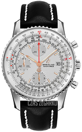 Breitling Navitimer 1 Chronograph 41 Biały/Skóra Ø41 mm A13324121G1X4