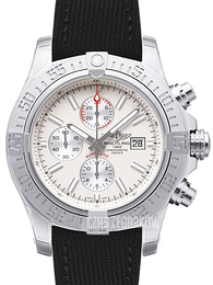Breitling Super Avenger II Srebrny/Tkanina Ø48 mm A1337111-G779-104W-A20BA.1